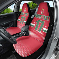 Custom Hungary Ice Hockey Car Seat Cover Red Style Come on Magyars