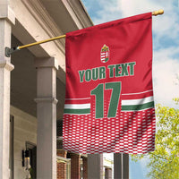 Custom Hungary Ice Hockey Garden Flag Red Style Come on Magyars
