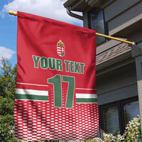 Custom Hungary Ice Hockey Garden Flag Red Style Come on Magyars