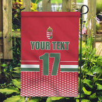 Custom Hungary Ice Hockey Garden Flag Red Style Come on Magyars