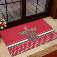 Custom Hungary Ice Hockey Rubber Doormat Red Style Come on Magyars