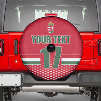 Custom Hungary Ice Hockey Spare Tire Cover Red Style Come on Magyars