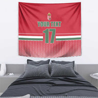 Custom Hungary Ice Hockey Tapestry Red Style Come on Magyars