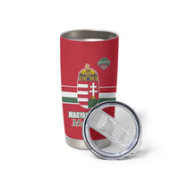 Custom Hungary Ice Hockey Tumbler Cup Red Style Come on Magyars