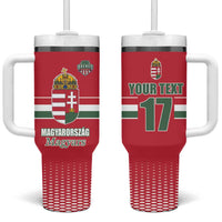 Custom Hungary Ice Hockey Tumbler With Handle Red Style Come on Magyars