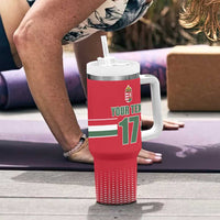 Custom Hungary Ice Hockey Tumbler With Handle Red Style Come on Magyars