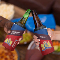 Personalized Netherlands Lion 4 in 1 Can Cooler Tumbler Nederland Flag and Coat of Arms