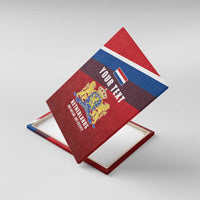 Personalized Netherlands Lion Canvas Wall Art Nederland Flag and Coat of Arms