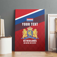Personalized Netherlands Lion Canvas Wall Art Nederland Flag and Coat of Arms