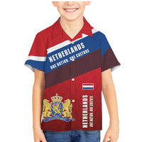 Personalized Netherlands Lion Family Matching Mermaid Dress and Hawaiian Shirt Nederland Flag and Coat of Arms