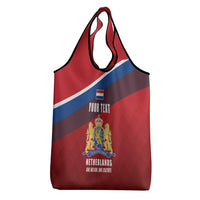 Personalized Netherlands Lion Grocery Bag Nederland Flag and Coat of Arms