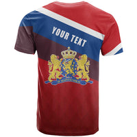 Personalized Netherlands Lion T Shirt Nederland Flag and Coat of Arms