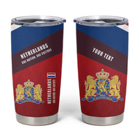 Personalized Netherlands Lion Tumbler Cup Nederland Flag and Coat of Arms