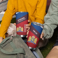 Personalized Netherlands Lion Tumbler Cup Nederland Flag and Coat of Arms