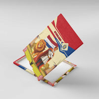 Netherlands Lion and Knight Canvas Wall Art Tulips and Windmills