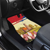 Netherlands Lion and Knight Car Mats Tulips and Windmills