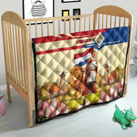 Netherlands Lion and Knight Quilt Tulips and Windmills