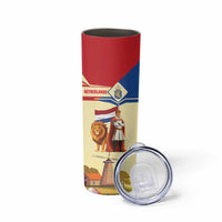 Netherlands Lion and Knight Skinny Tumbler Tulips and Windmills