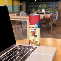 Netherlands Lion and Knight Skinny Tumbler Tulips and Windmills