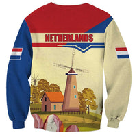 Netherlands Lion and Knight Sweatshirt Tulips and Windmills
