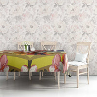 Netherlands Lion and Knight Tablecloth Tulips and Windmills