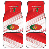 Custom Portugal Rugby Go Champions Car Mats Wolf Mascot Style