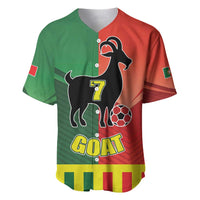 Personalized Portugal 7 Goat Baseball Jersey Greatest Of All Time Sporty Style
