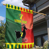 Personalized Portugal 7 Goat Garden Flag Greatest Of All Time Sporty Style