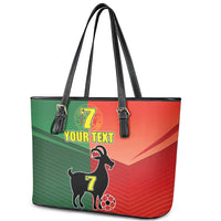 Personalized Portugal 7 Goat Leather Tote Bag Greatest Of All Time Sporty Style