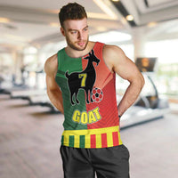Personalized Portugal 7 Goat Men Tank Top Greatest Of All Time Sporty Style