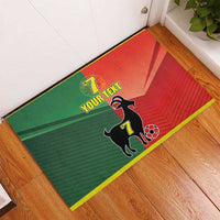 Personalized Portugal 7 Goat Rubber Doormat Greatest Of All Time Sporty Style