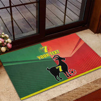 Personalized Portugal 7 Goat Rubber Doormat Greatest Of All Time Sporty Style