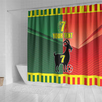 Personalized Portugal 7 Goat Shower Curtain Greatest Of All Time Sporty Style