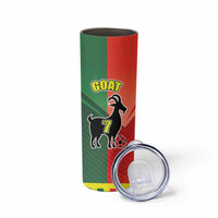 Personalized Portugal 7 Goat Skinny Tumbler Greatest Of All Time Sporty Style