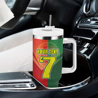 Personalized Portugal 7 Goat Tumbler With Handle Greatest Of All Time Sporty Style