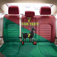 Personalized Portugal 7 Goat Back Car Seat Cover Greatest Of All Time Red Green Vintage