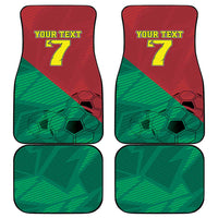 Personalized Portugal 7 Goat Car Mats Greatest Of All Time Red Green Vintage