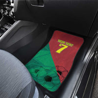 Personalized Portugal 7 Goat Car Mats Greatest Of All Time Red Green Vintage