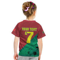 Personalized Portugal 7 Goat Kid T Shirt Greatest Of All Time Red Green Vintage