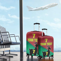 Personalized Portugal 7 Goat Luggage Cover Greatest Of All Time Red Green Vintage