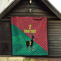 Personalized Portugal 7 Goat Quilt Greatest Of All Time Red Green Vintage