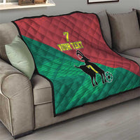 Personalized Portugal 7 Goat Quilt Greatest Of All Time Red Green Vintage