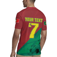 Personalized Portugal 7 Goat Rugby Jersey Greatest Of All Time Red Green Vintage