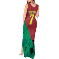 Personalized Portugal 7 Goat Tank Maxi Dress Greatest Of All Time Red Green Vintage
