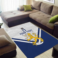 Custom Finland Ice Hockey We are Champions Area Rug Sporty Style Come on Leijonat