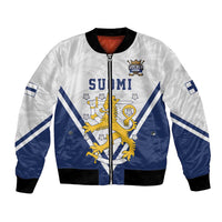 Custom Finland Ice Hockey We are Champions Bomber Jacket Sporty Style Come on Leijonat