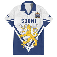 Custom Finland Ice Hockey We are Champions Family Matching Short Sleeve Bodycon Dress and Hawaiian Shirt Sporty Style Come on Leijonat