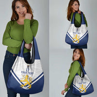 Custom Finland Ice Hockey We are Champions Grocery Bag Sporty Style Come on Leijonat