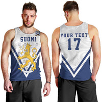 Custom Finland Ice Hockey We are Champions Men Tank Top Sporty Style Come on Leijonat