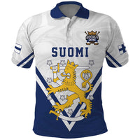 Custom Finland Ice Hockey We are Champions Polo Shirt Sporty Style Come on Leijonat